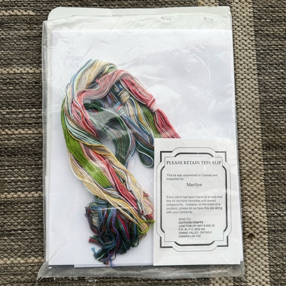 Candamar Designs Inc. French Floral Basket Counted Cross Stitch Kit 50425 20x10" - Picture 4 of 5